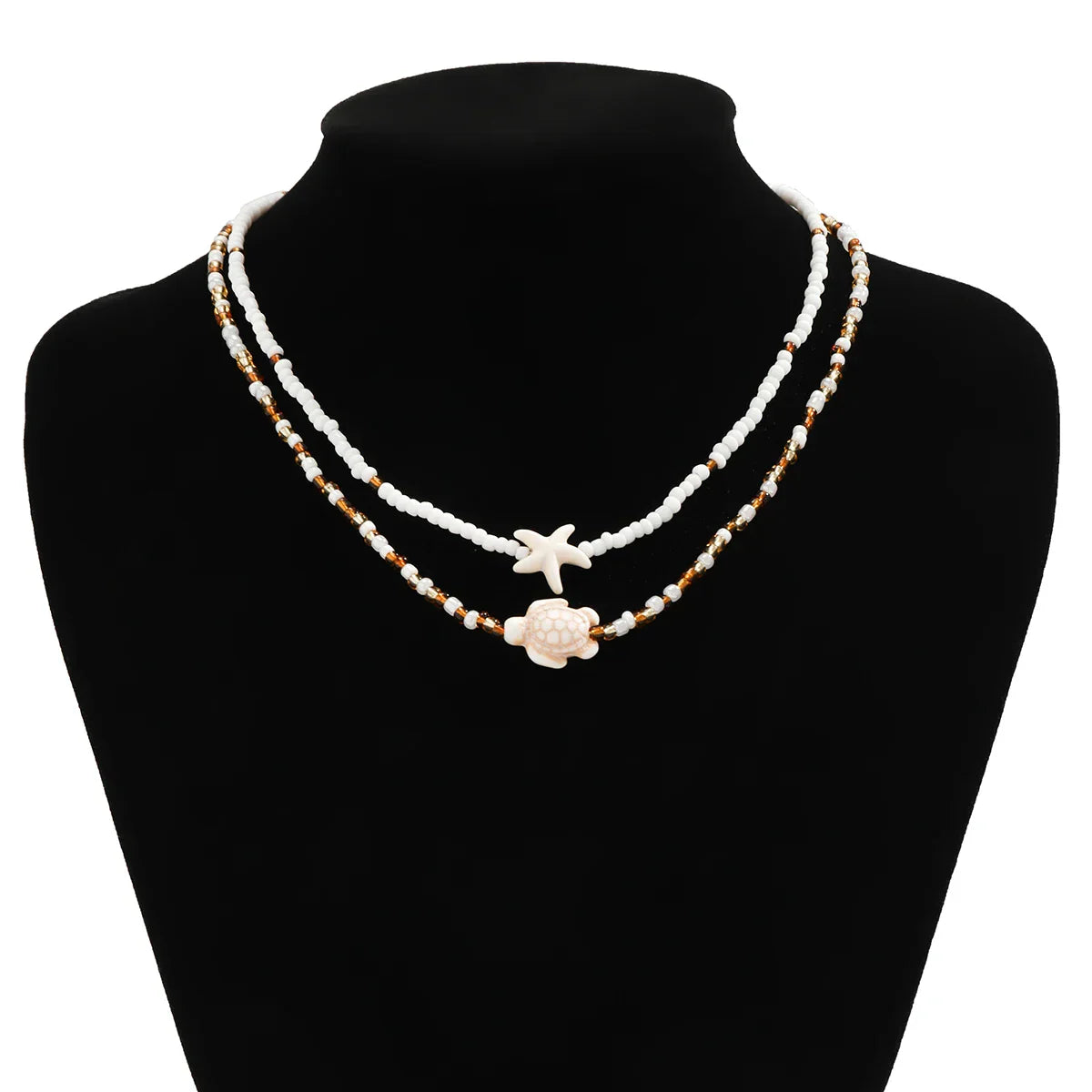 Beach Shell Turtle Necklace VIP